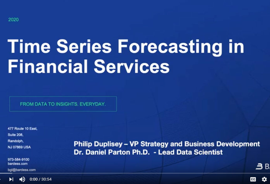 Webinar – TIM by Tangent Works and Forecasting for the Finance Sector