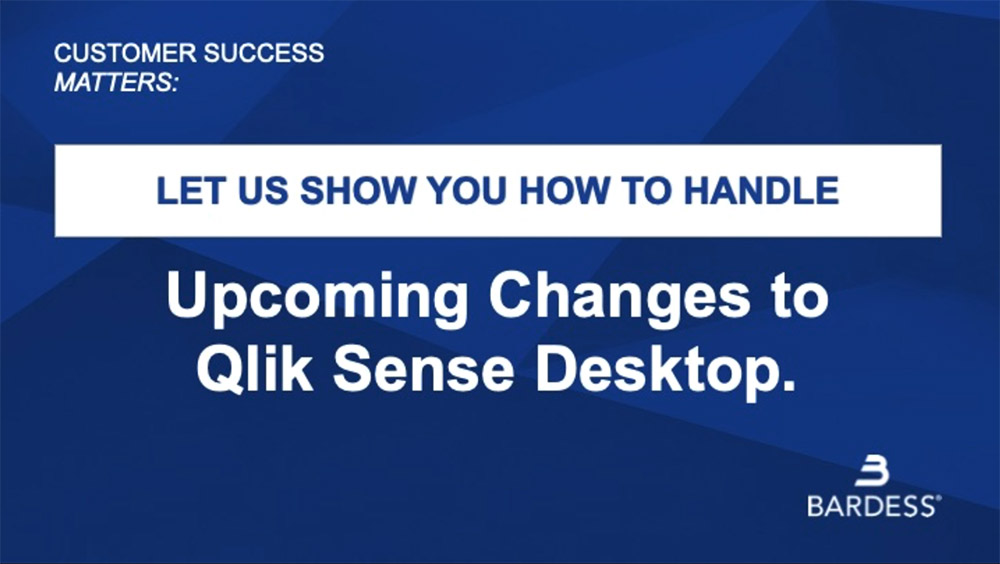 Changes Coming to Qlik Sense Desktop June 30